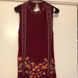 Maroon dress